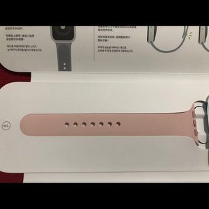 NEW Original Apple Watch Band 44mm Pink M/L